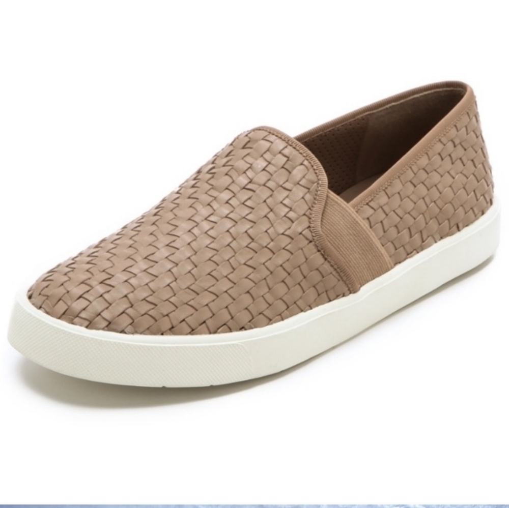 Vince Preston Woven Slip On Sneakers